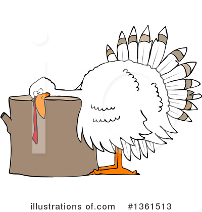 Royalty-Free (RF) Turkey Bird Clipart Illustration by djart - Stock Sample #1361513