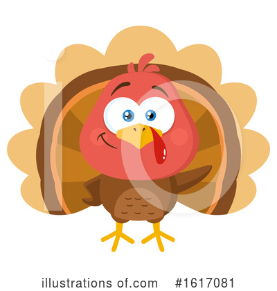 Royalty-Free (RF) Turkey Bird Clipart Illustration by Hit Toon - Stock Sample #1617081