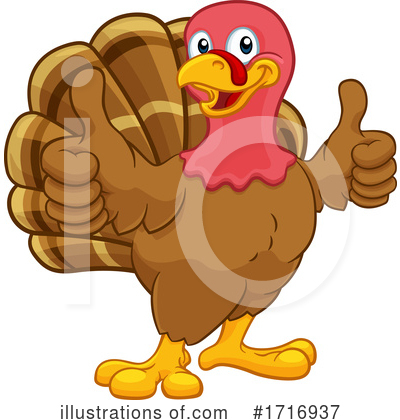 Royalty-Free (RF) Turkey Clipart Illustration by AtStockIllustration - Stock Sample #1716937