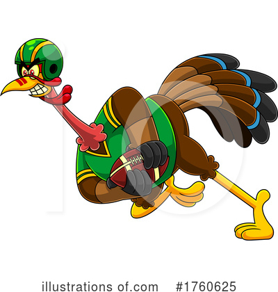 Turkey Bird Clipart #1760625 by Hit Toon