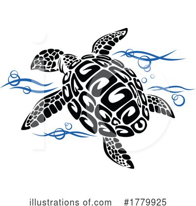 Turtle Clipart #1779925 by Vector Tradition SM
