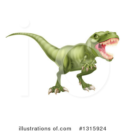 Dinosaurs Clipart #1315924 by AtStockIllustration