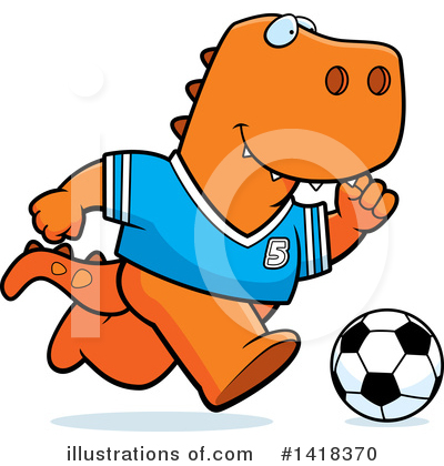 Tyrannosaurus Rex Clipart #1418370 by Cory Thoman