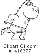 Tyrannosaurus Rex Clipart #1418377 by Cory Thoman