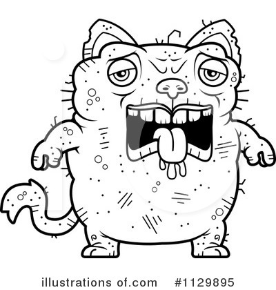 Ugly Cat Clipart #1129895 by Cory Thoman