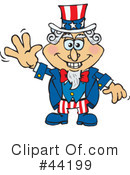Uncle Sam Character Clipart #44199 by Dennis Holmes Designs