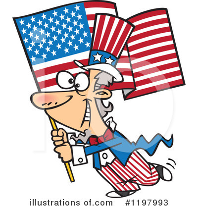 Americana Clipart #1197993 by toonaday