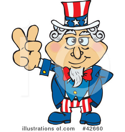 Royalty-Free (RF) Uncle Sam Clipart Illustration by Dennis Holmes Designs - Stock Sample #42660