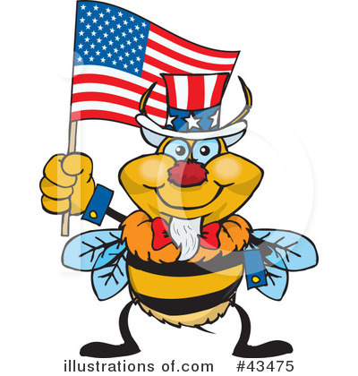 Bee Clipart #43475 by Dennis Holmes Designs