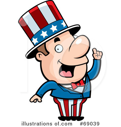 Royalty-Free (RF) Uncle Sam Clipart Illustration by Cory Thoman - Stock Sample #69039
