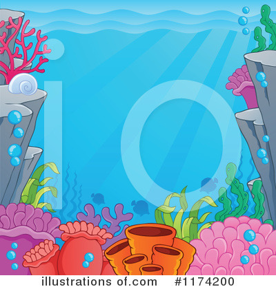 Royalty-Free (RF) Under The Sea Clipart Illustration by visekart - Stock Sample #1174200
