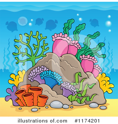 Royalty-Free (RF) Under The Sea Clipart Illustration by visekart - Stock Sample #1174201