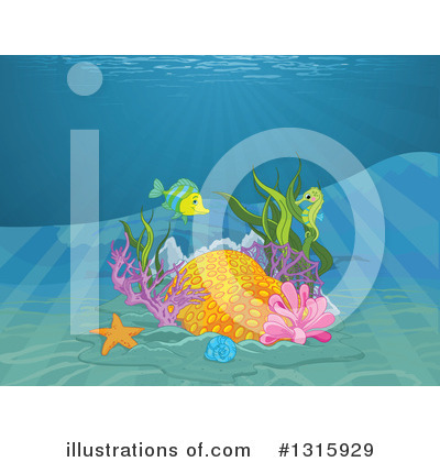 Royalty-Free (RF) Under The Sea Clipart Illustration by Pushkin - Stock Sample #1315929