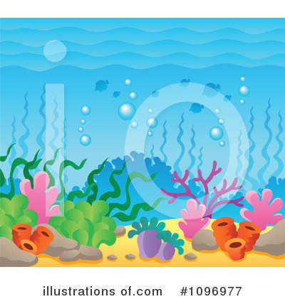 Royalty-Free (RF) Underwater Clipart Illustration by visekart - Stock Sample #1096977