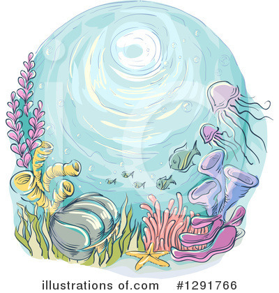 Jellyfish Clipart #1291766 by BNP Design Studio