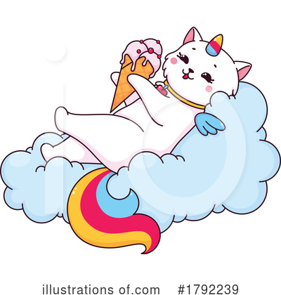 Caticorn Clipart #1792239 by Vector Tradition SM