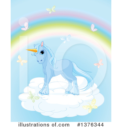 Royalty-Free (RF) Unicorn Clipart Illustration by Pushkin - Stock Sample #1376344