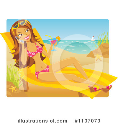 Royalty-Free (RF) Vacation Clipart Illustration by Amanda Kate - Stock Sample #1107079