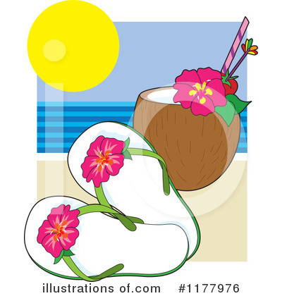 Coconut Clipart #1177976 by Maria Bell
