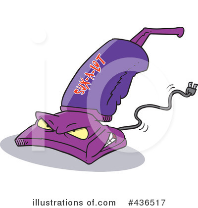 Vacuuming Clipart #436517 by toonaday