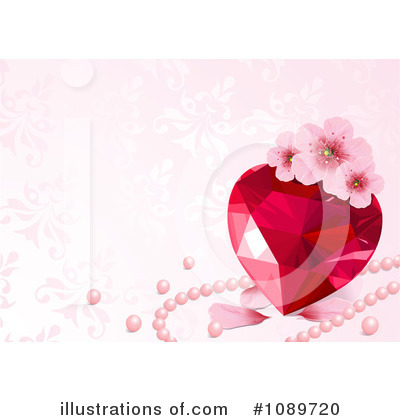 Ruby Heart Clipart #1089720 by Pushkin