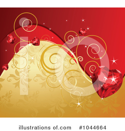 Ruby Heart Clipart #1044664 by Pushkin