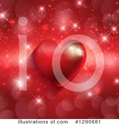 Valentines Day Background Clipart #1290681 by KJ Pargeter