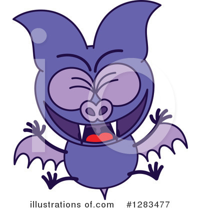 Royalty-Free (RF) Vampire Bat Clipart Illustration by Zooco - Stock Sample #1283477