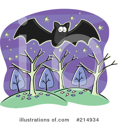Flying Bat Clipart #214934 by Cory Thoman