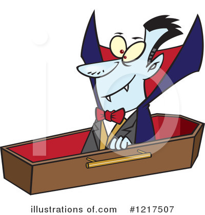 Royalty-Free (RF) Vampire Clipart Illustration by toonaday - Stock Sample #1217507