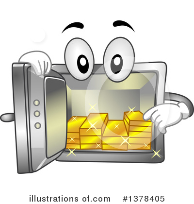 Royalty-Free (RF) Vault Clipart Illustration by BNP Design Studio - Stock Sample #1378405