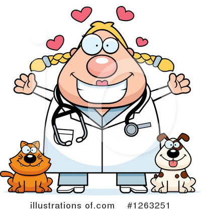 Royalty-Free (RF) Veterinarian Clipart Illustration by Cory Thoman - Stock Sample #1263251