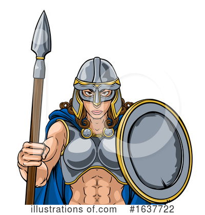 Gladiator Clipart #1637722 by AtStockIllustration