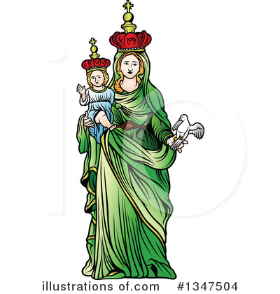 Virgin Mary Clipart #1347504 by dero