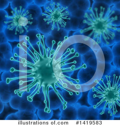Bacteria Clipart #1419583 by KJ Pargeter