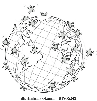 Royalty-Free (RF) Virus Clipart Illustration by Alex Bannykh - Stock Sample #1706242