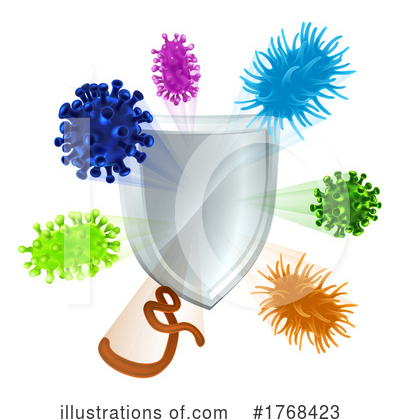 Germs Clipart #1768423 by AtStockIllustration