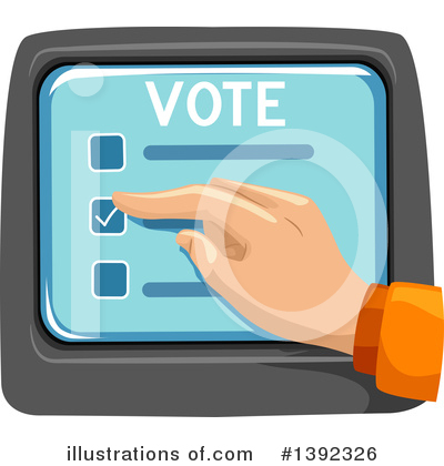 Vote Clipart #1392326 by BNP Design Studio