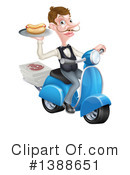 Waiter Clipart #1388651 by AtStockIllustration