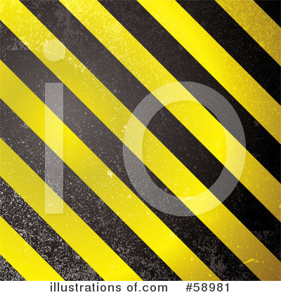 Royalty-Free (RF) Warning Stripes Clipart Illustration by michaeltravers - Stock Sample #58981