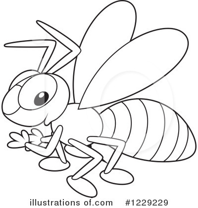 Wasp Clipart #1229229 by Alex Bannykh