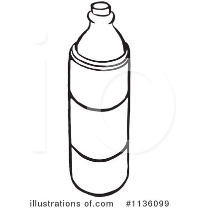 Royalty-Free (RF) Water Bottle Clipart Illustration by Picsburg - Stock Sample #1136099