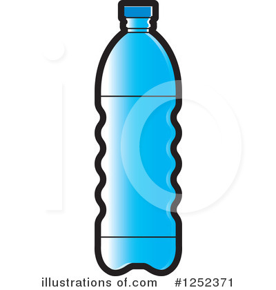 Royalty-Free (RF) Water Bottle Clipart Illustration by Lal Perera - Stock Sample #1252371