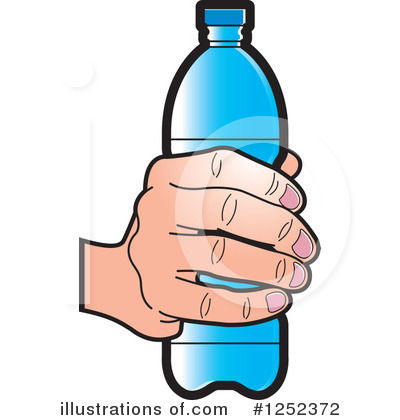 Royalty-Free (RF) Water Bottle Clipart Illustration by Lal Perera - Stock Sample #1252372