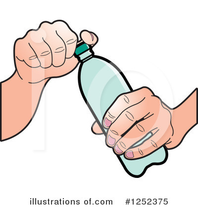 Royalty-Free (RF) Water Bottle Clipart Illustration by Lal Perera - Stock Sample #1252375
