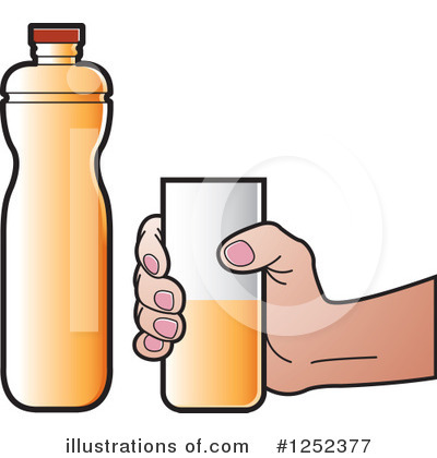 Royalty-Free (RF) Water Bottle Clipart Illustration by Lal Perera - Stock Sample #1252377