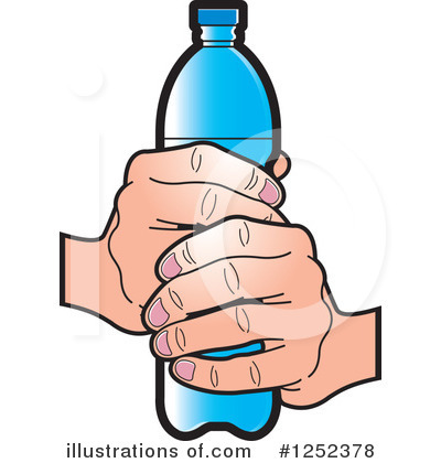 Royalty-Free (RF) Water Bottle Clipart Illustration by Lal Perera - Stock Sample #1252378