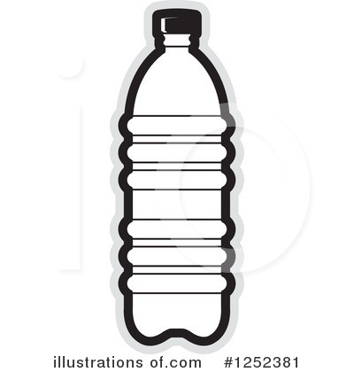 Royalty-Free (RF) Water Bottle Clipart Illustration by Lal Perera - Stock Sample #1252381