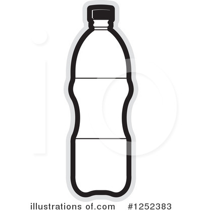 Royalty-Free (RF) Water Bottle Clipart Illustration by Lal Perera - Stock Sample #1252383