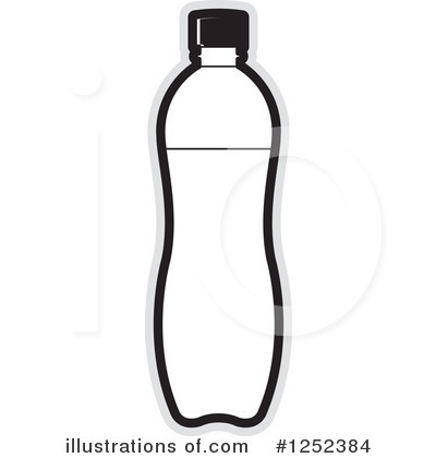 Royalty-Free (RF) Water Bottle Clipart Illustration by Lal Perera - Stock Sample #1252384